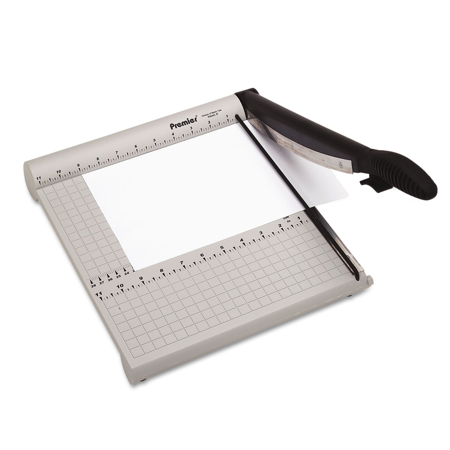 PolyBoard Paper Trimmer, 10 Sheets, 12" Cut Length, Plastic Base, 11.38 x 14.13 -