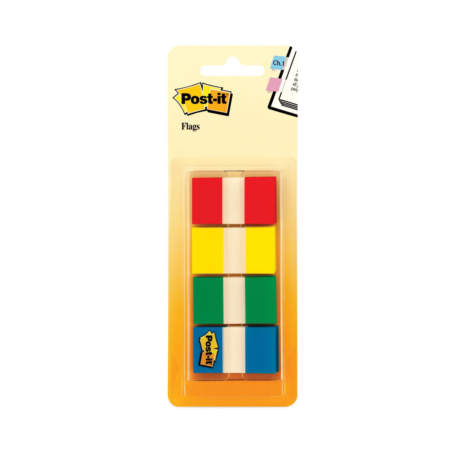 Page Flags in Portable Dispenser, Assorted Primary, 160 Flags/Dispenser -