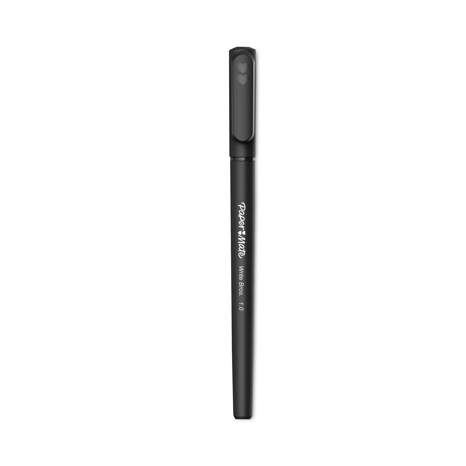 write-bros-ballpoint-pen-value-pack-stick-medium-1-mm-black-ink-black-barrel-120-pack_pap2096479 - 1