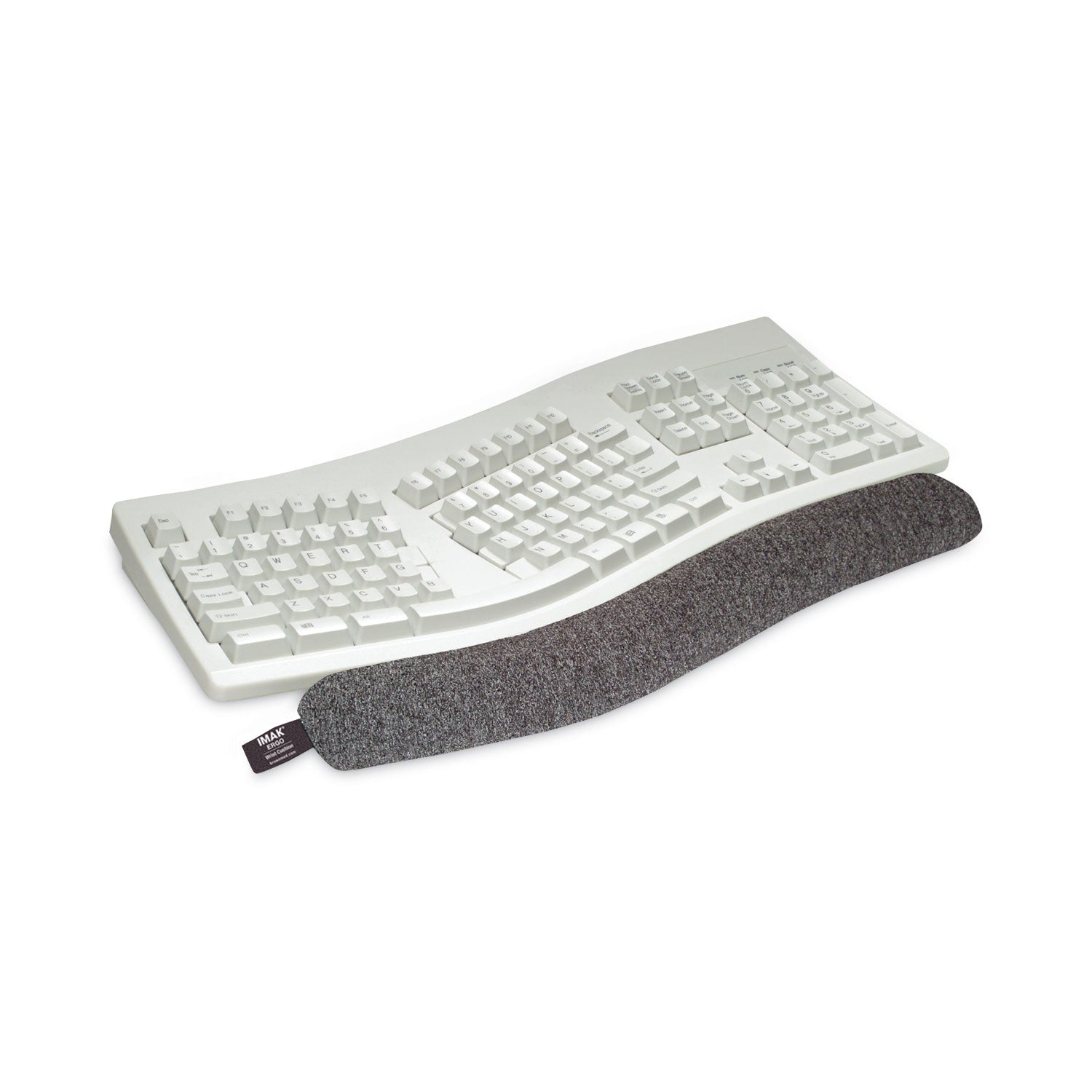 Keyboard Wrist Cushion, 10 x 6, Gray -