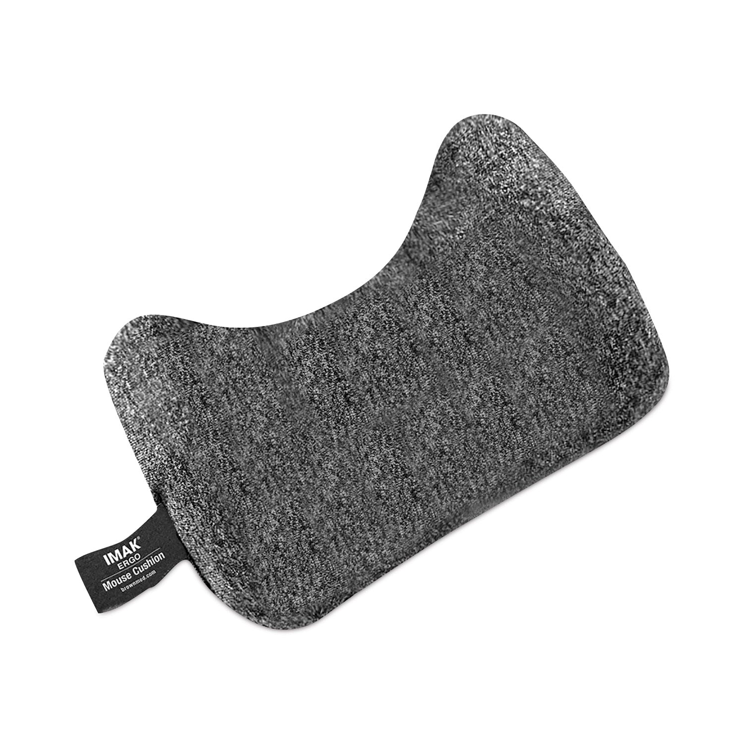 Mouse Wrist Cushion, 5.75 x 3.75, Gray -