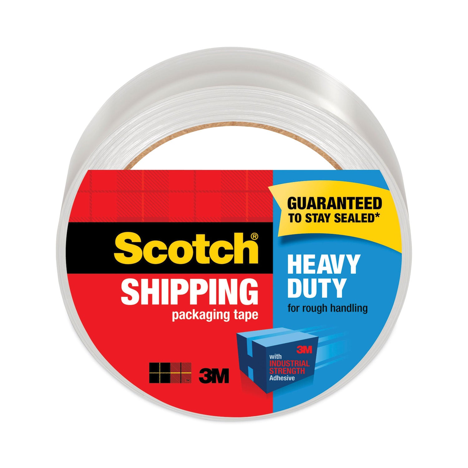 3850 Heavy-Duty Packaging Tape, 3" Core, 1.88" x 54.6 yds, Clear -