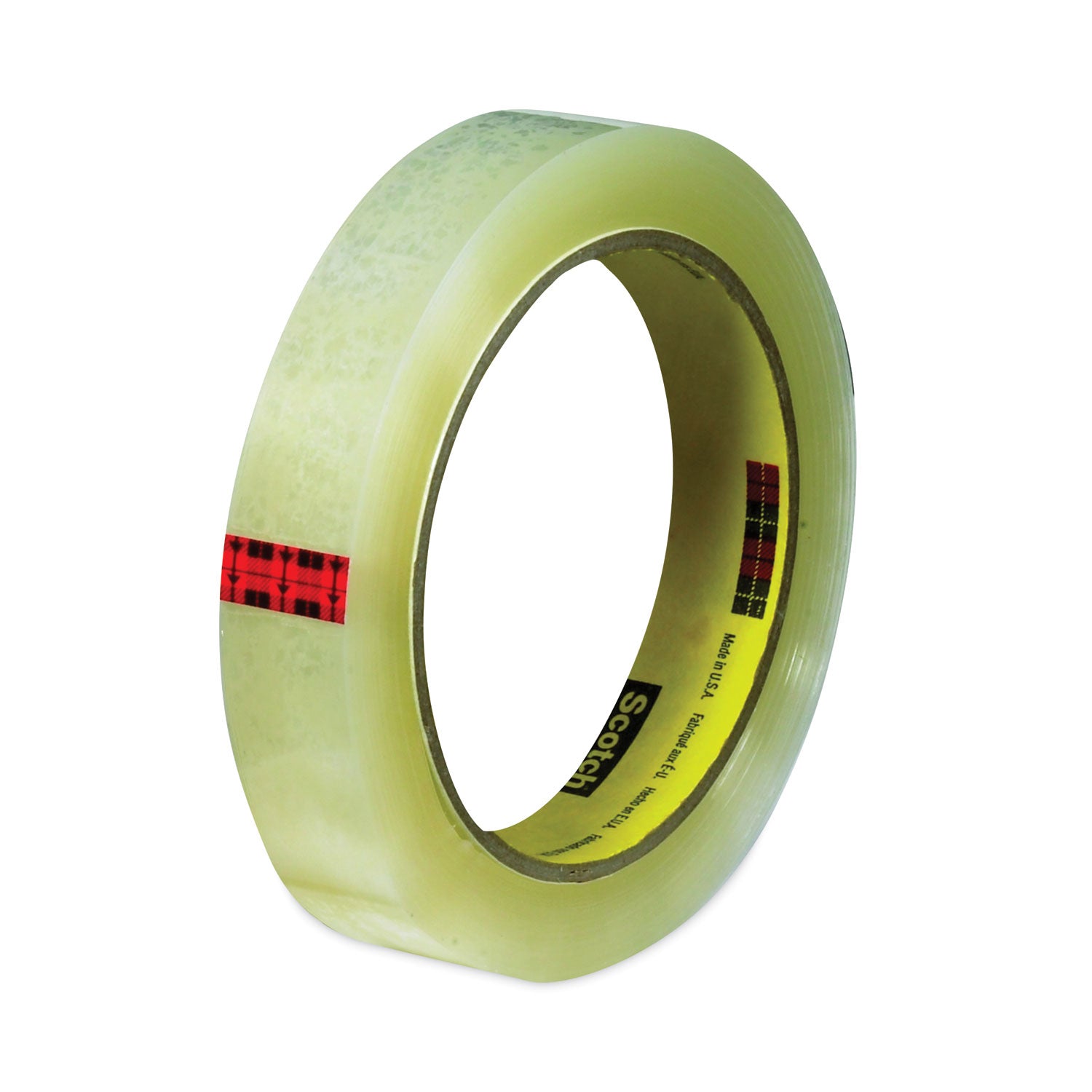 Transparent Tape, 3" Core, 0.5" x 72 yds, Transparent, 2/Pack -