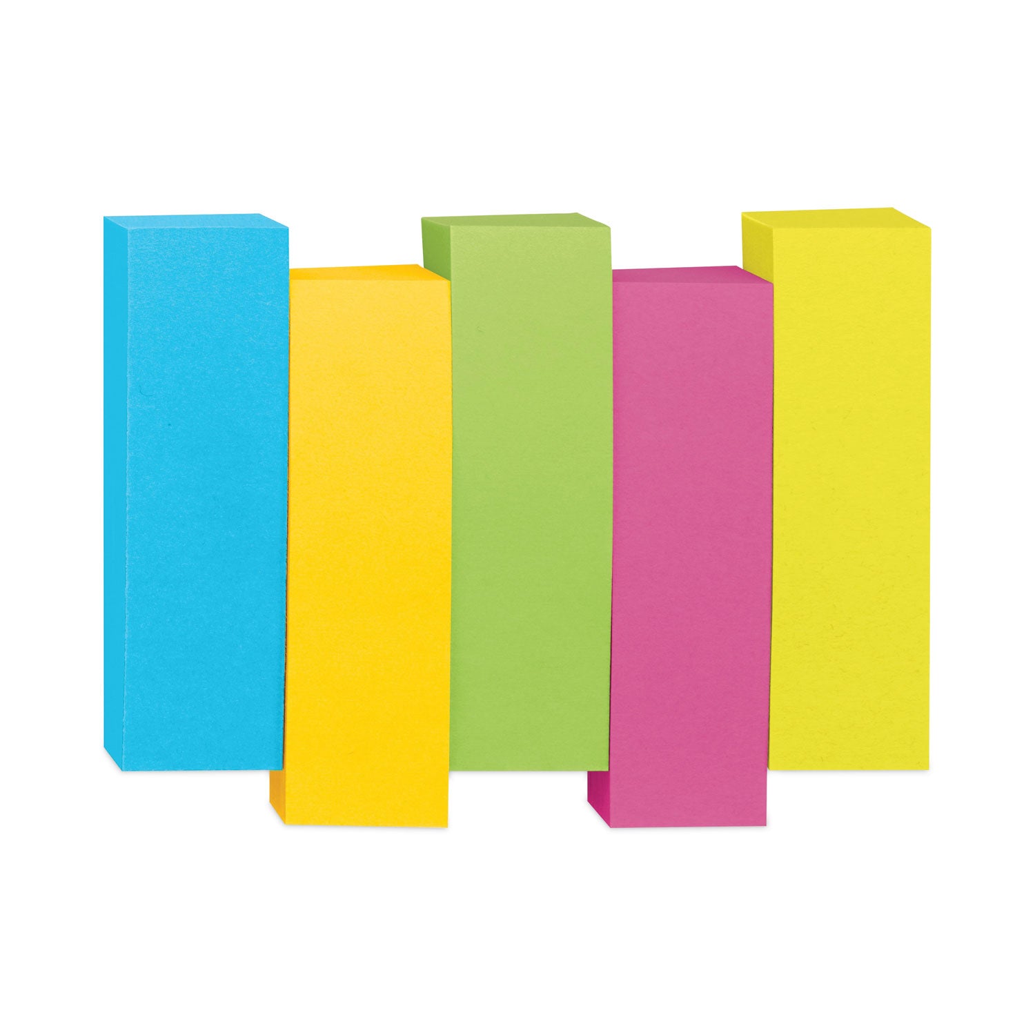 Page Flag Markers, Assorted Colors,100 Flags/Pad, 5 Pads/Pack -