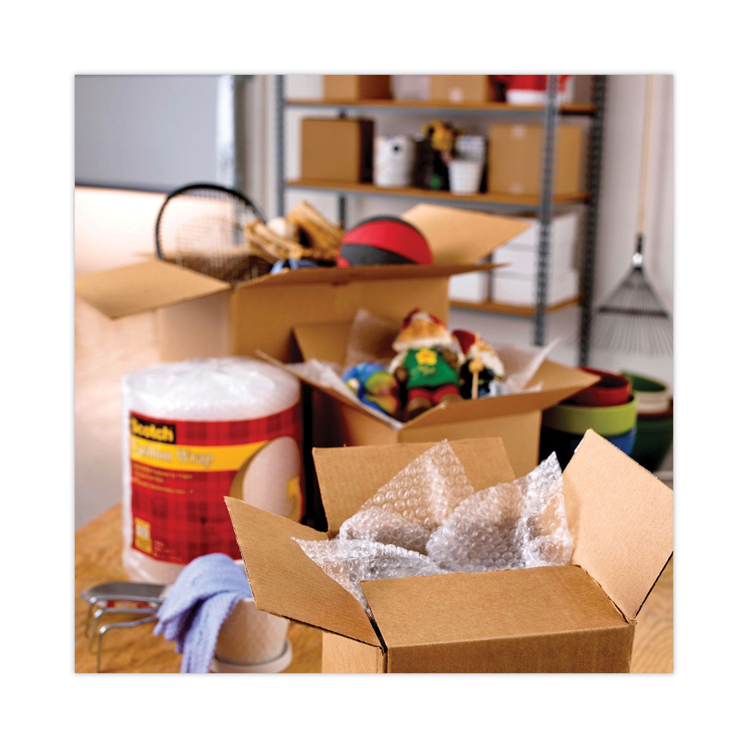 3350 General Purpose Packaging Tape, 3" Core, 1.88" x 54.6 yds, Clear, 6/Pack -