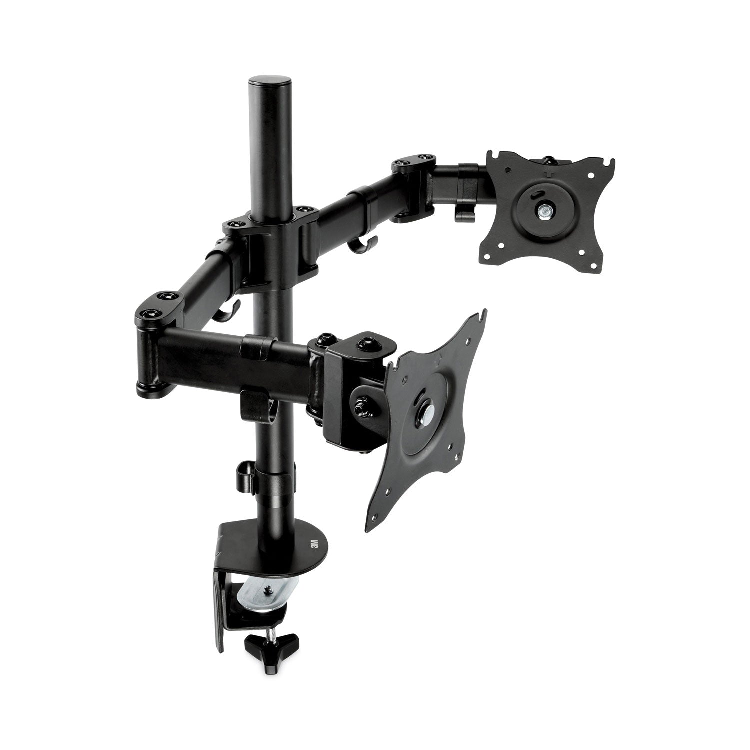 dual-monitor-mount-for-27-monitors-360-degree-rotation-+45-degree-45-degree-tilt-90-degree-pan-black-supports-20-lb_mmmmm200b - 1
