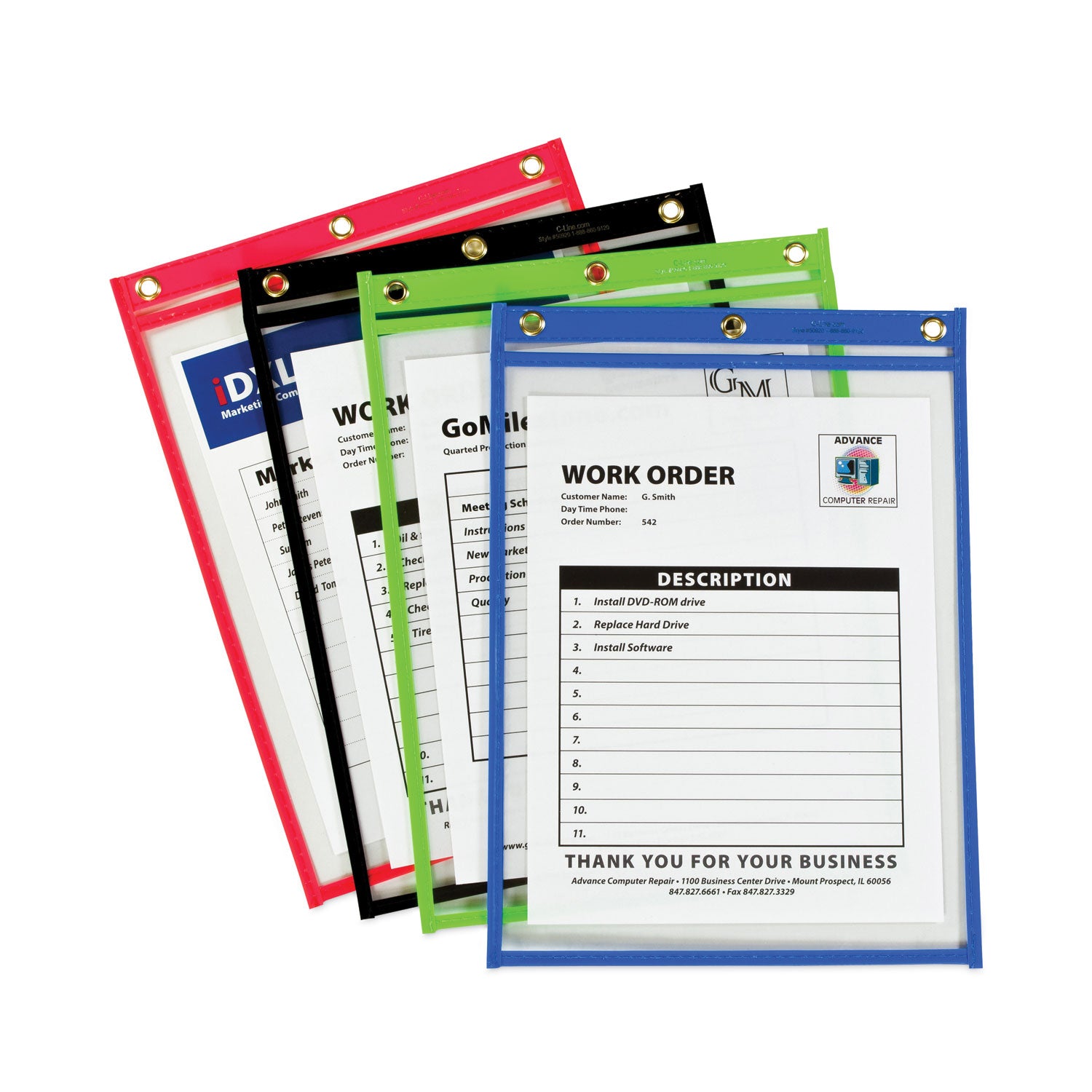 heavy-duty-super-heavyweight-plus-stitched-shop-ticket-holders-clear-assorted-9-x-12-20-box_cli50920 - 1