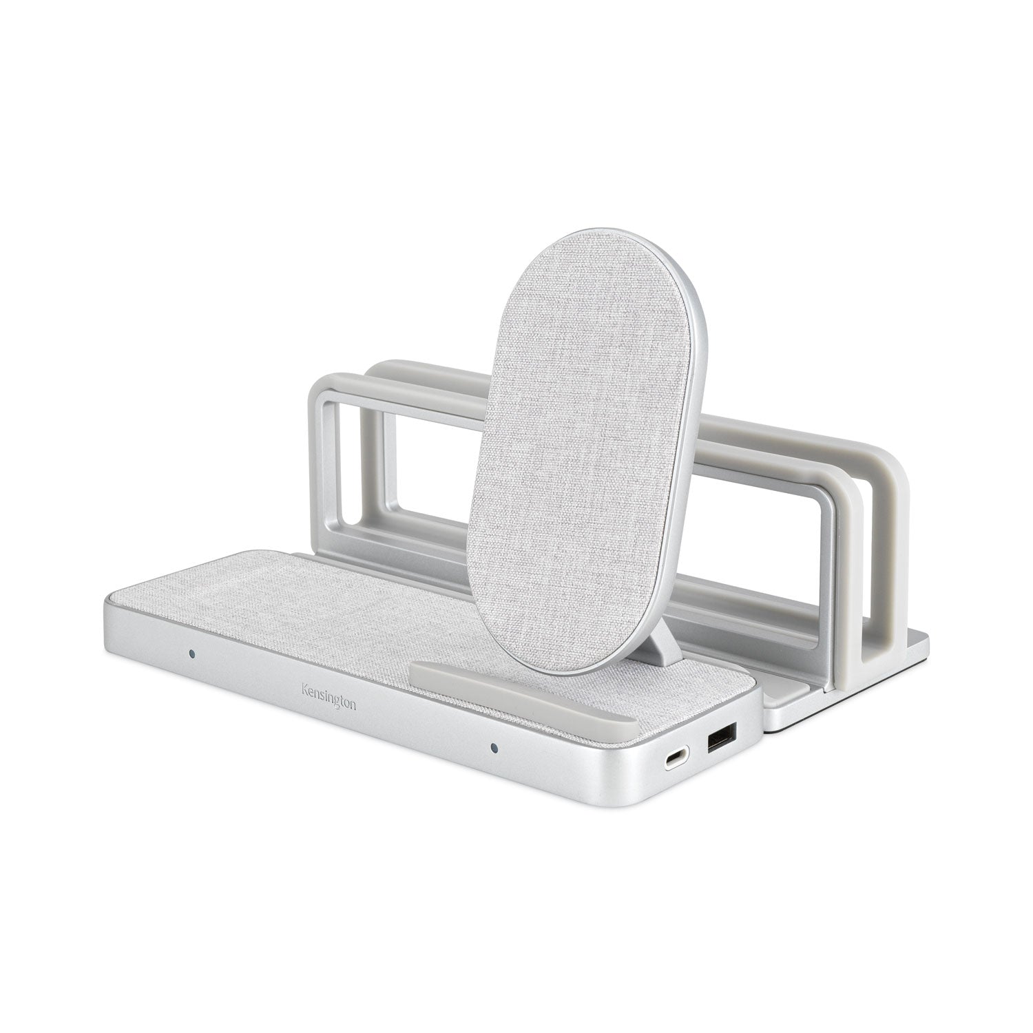 studiocaddy-with-qi-wireless-charging-for-apple-devices-usb-a-usb-c-silver_kmw59090 - 2