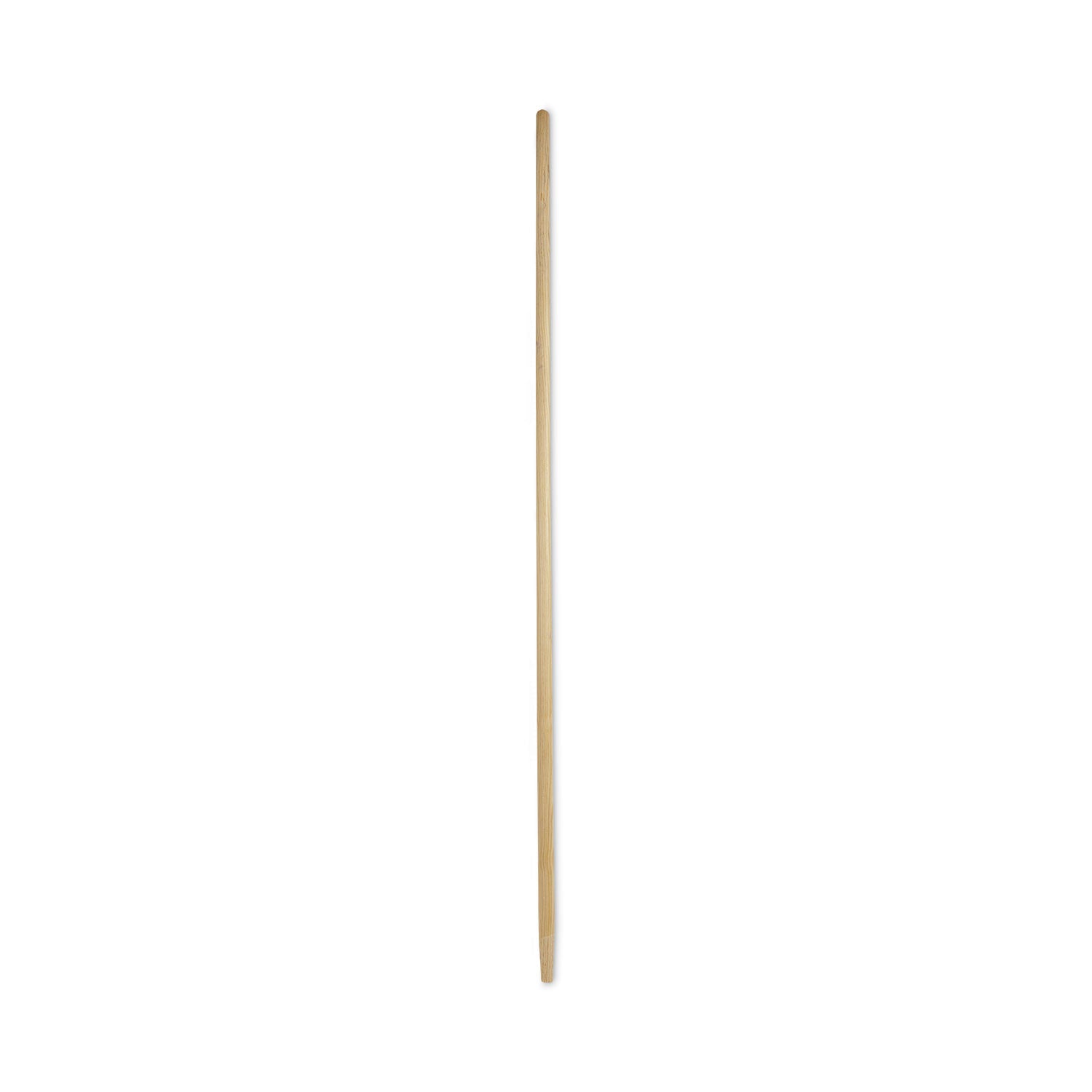 Tapered End Broom Handle, Lacquered Pine, 1.13" dia x 60", Natural -