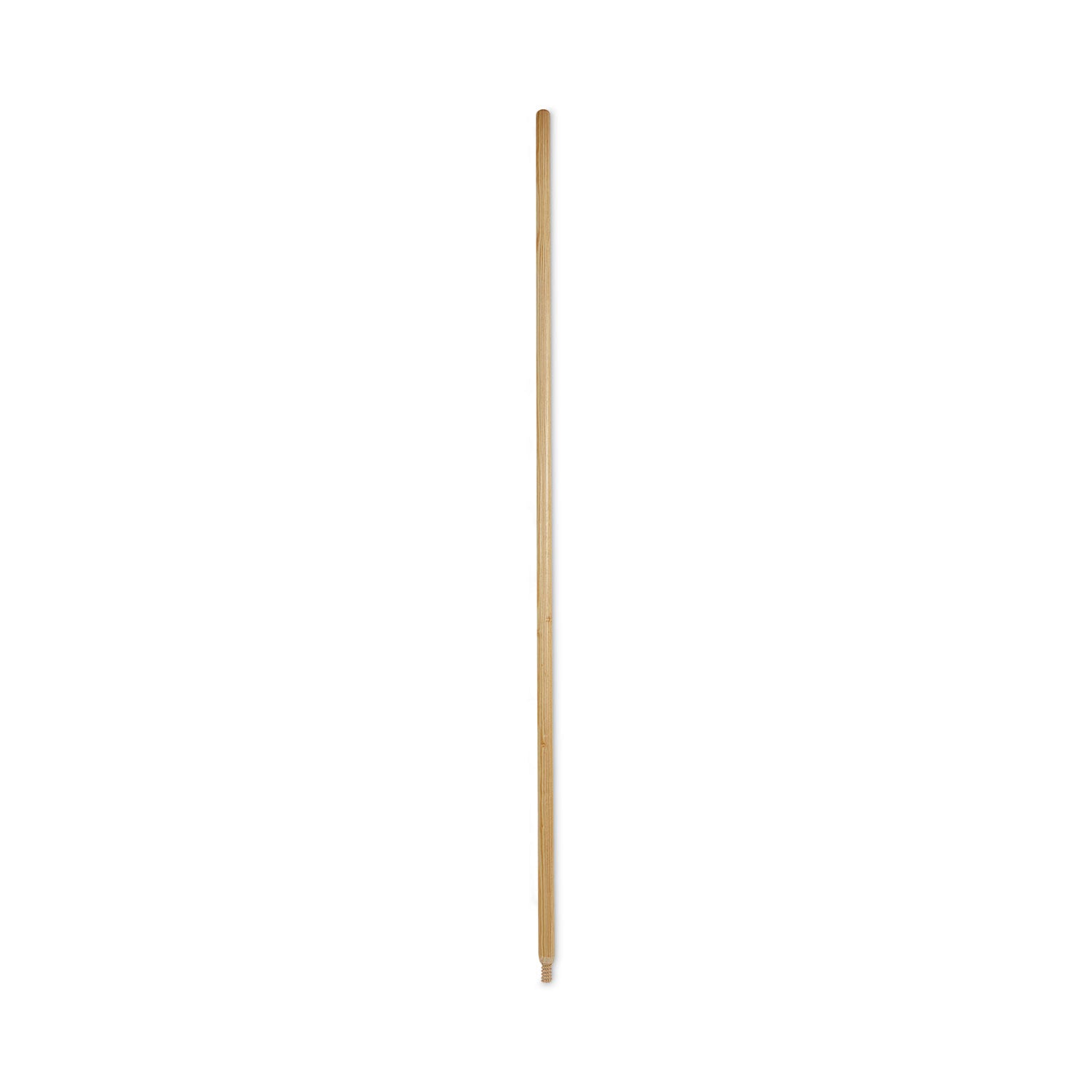 Heavy-Duty Threaded End Lacquered Hardwood Broom Handle, 1.13" dia x 60", Natural -