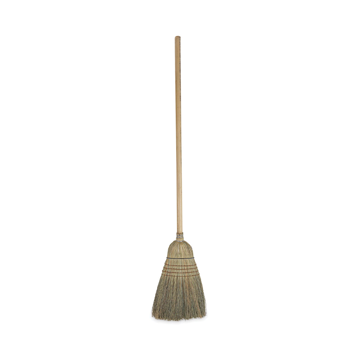 Warehouse Broom, Corn Fiber Bristles, 56" Overall Length, Natural -