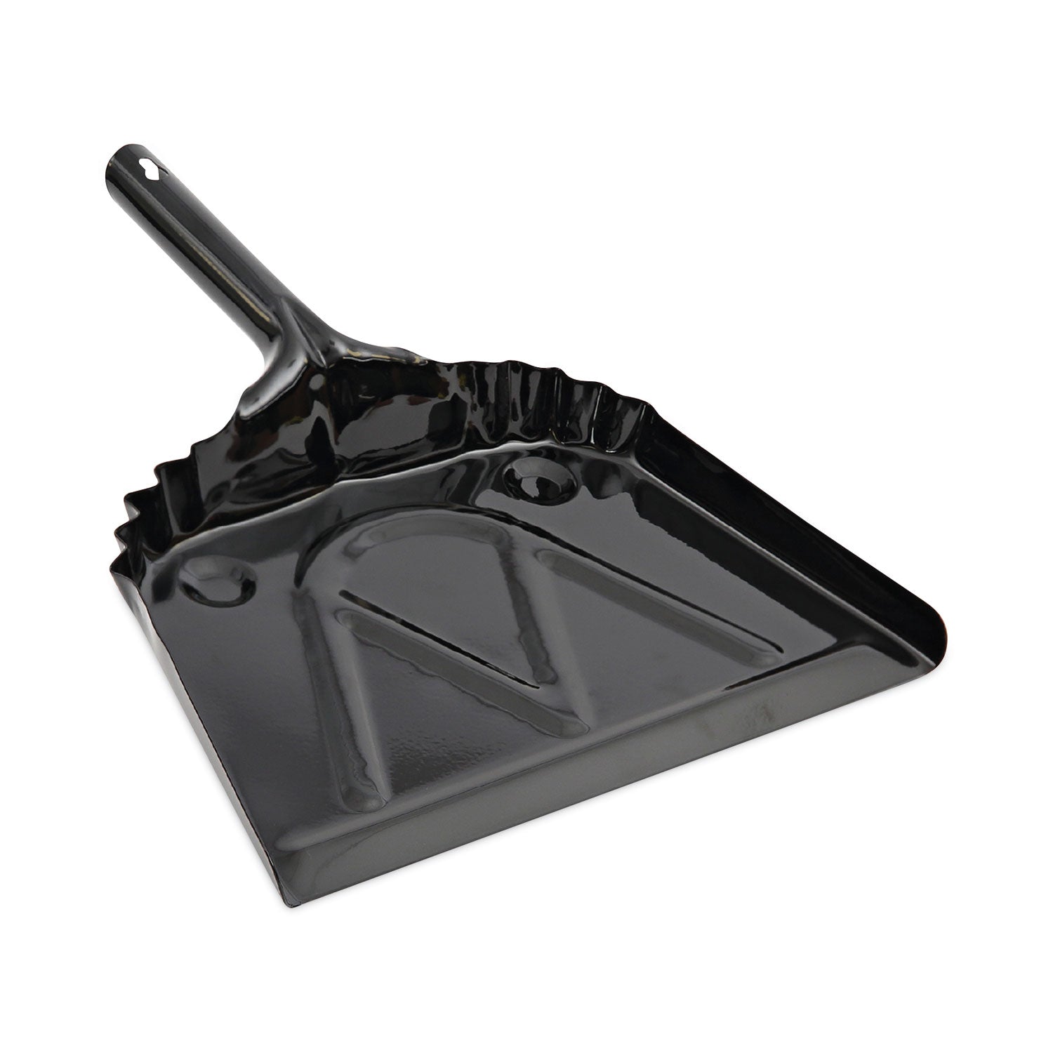 metal-dust-pan-12-x-14-2-handle-20-gauge-steel-black_bwk04212ea - 1