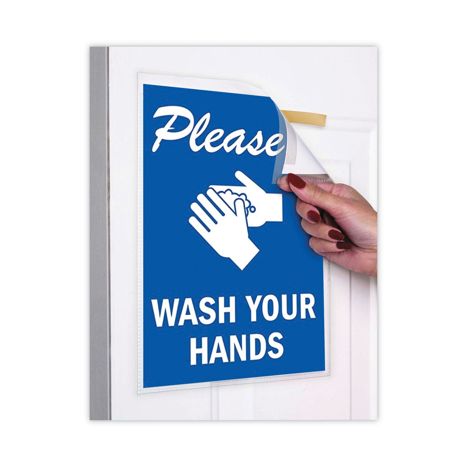 Display Pockets, 8.5 x 11, Polypropylene, 10/Pack -