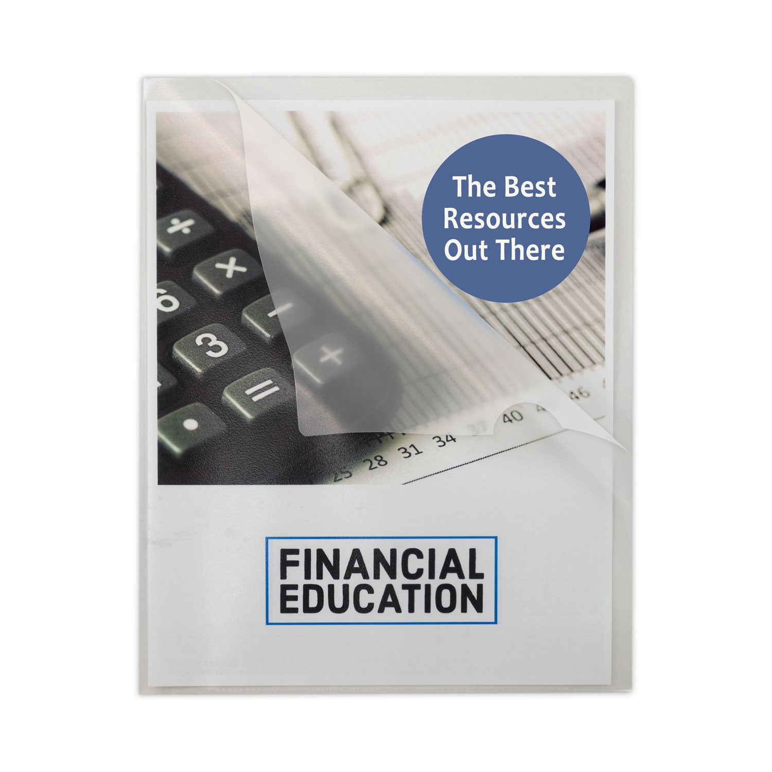 Specialty Project Folders, Letter Size, Clear, 25/Box -