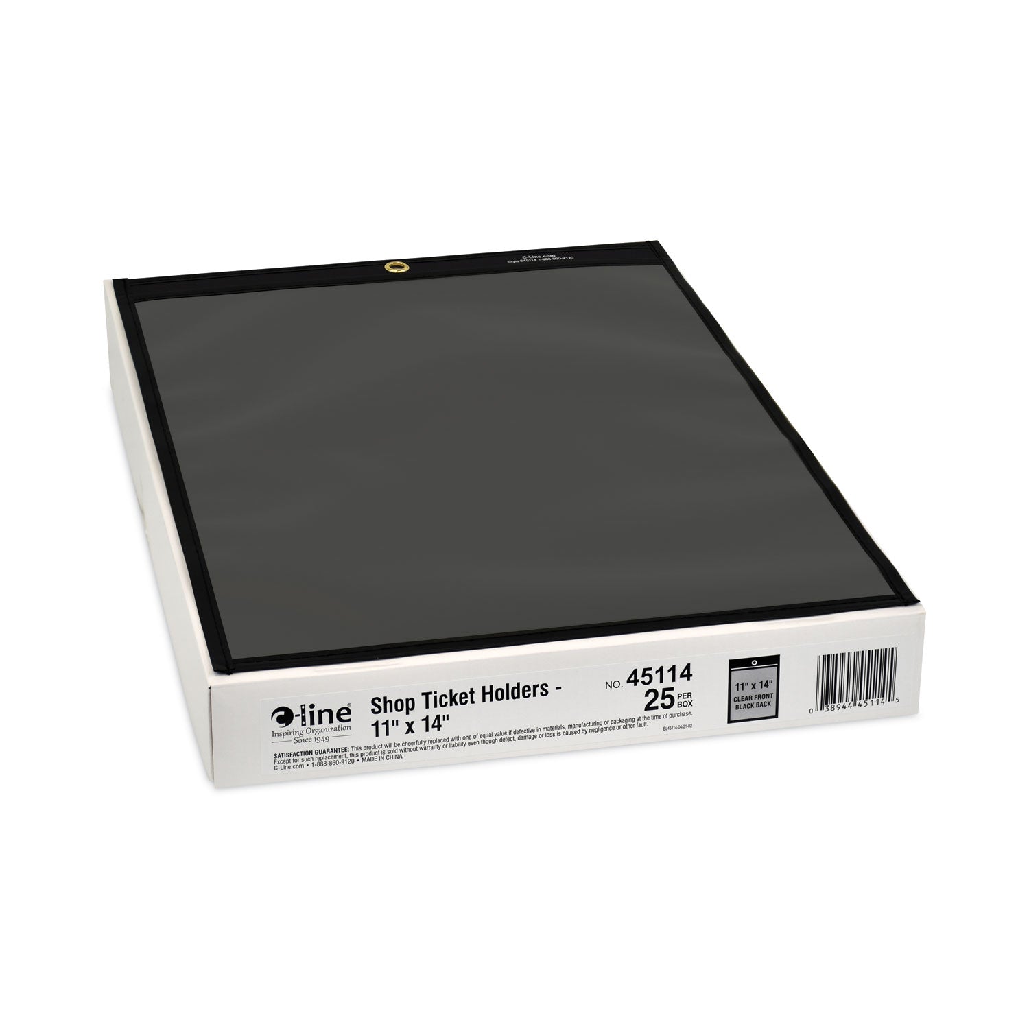 shop-ticket-holders-stitched-one-side-clear-75-sheets-11-x-14-25-bx_cli45114 - 2