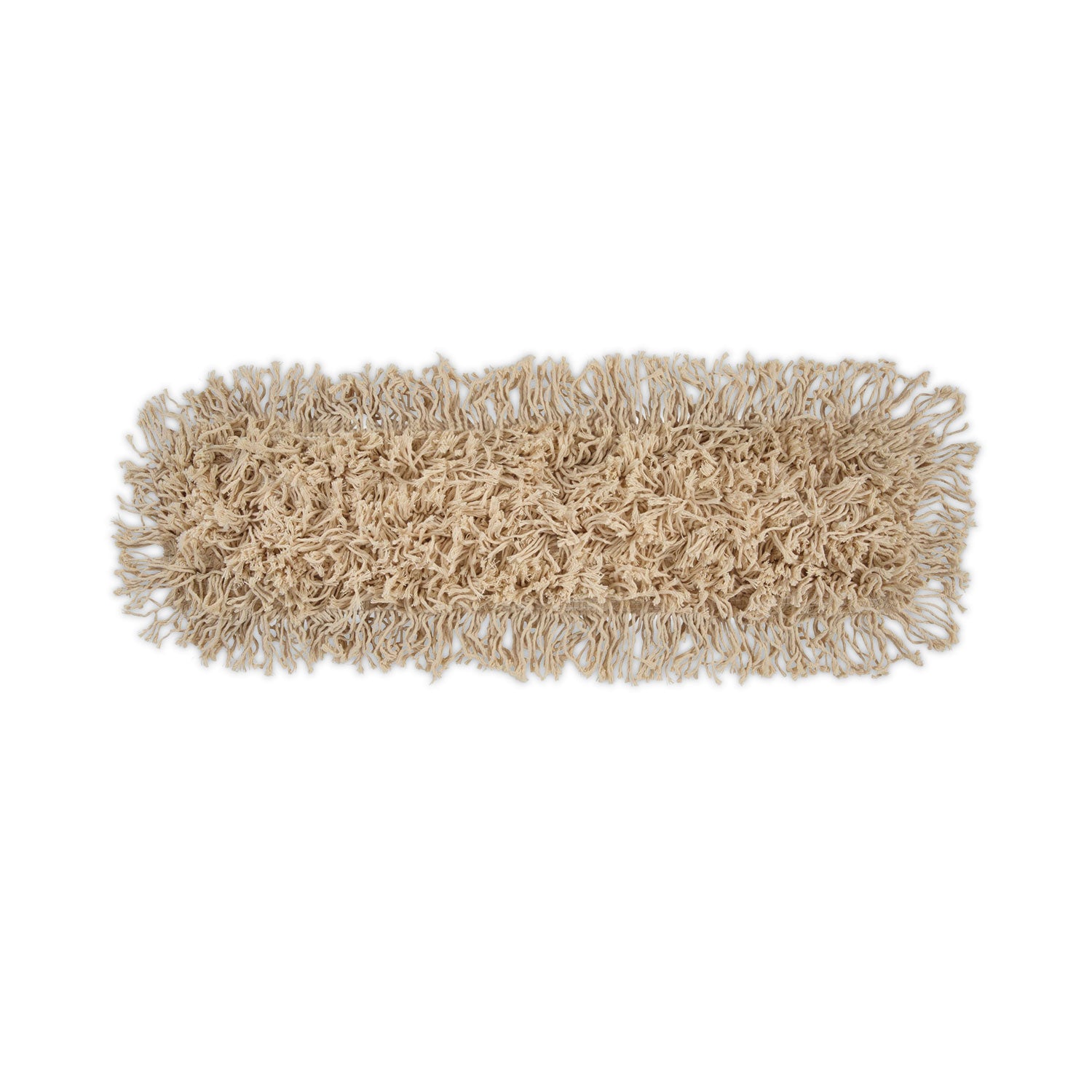 Industrial Dust Mop Head, Hygrade Cotton, 24w x 5d, White -