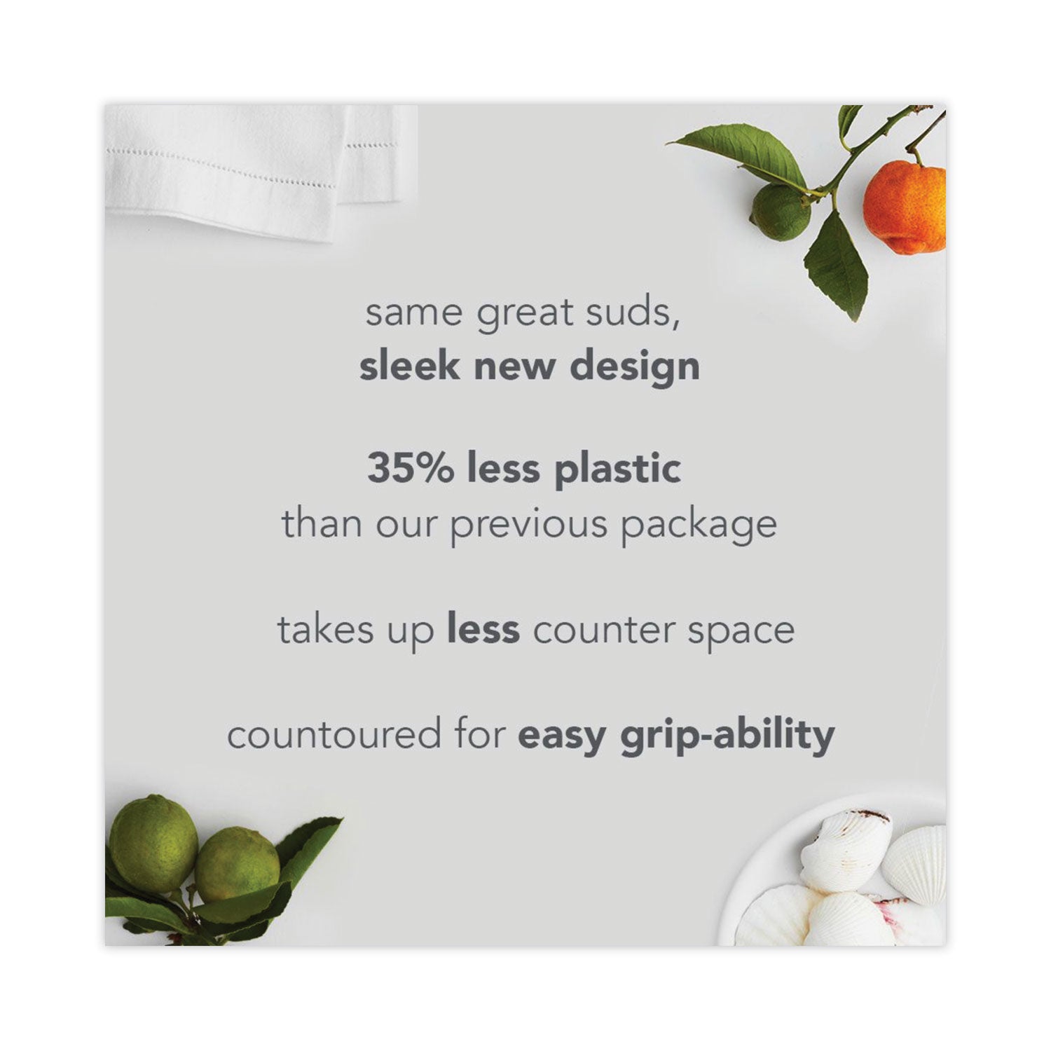 Dish Soap, Clementine, 18 oz Pump Bottle -