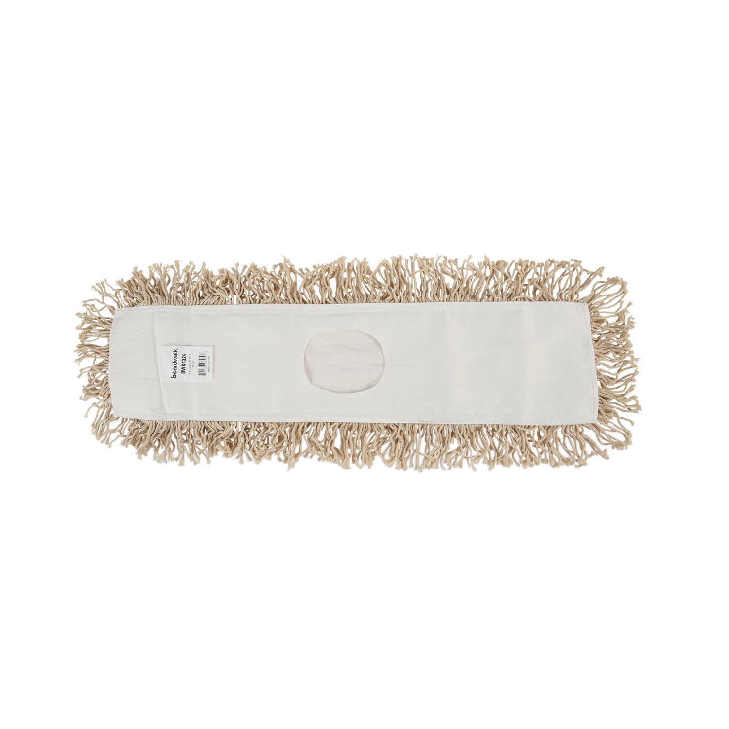 Industrial Dust Mop Head, Hygrade Cotton, 24w x 5d, White -