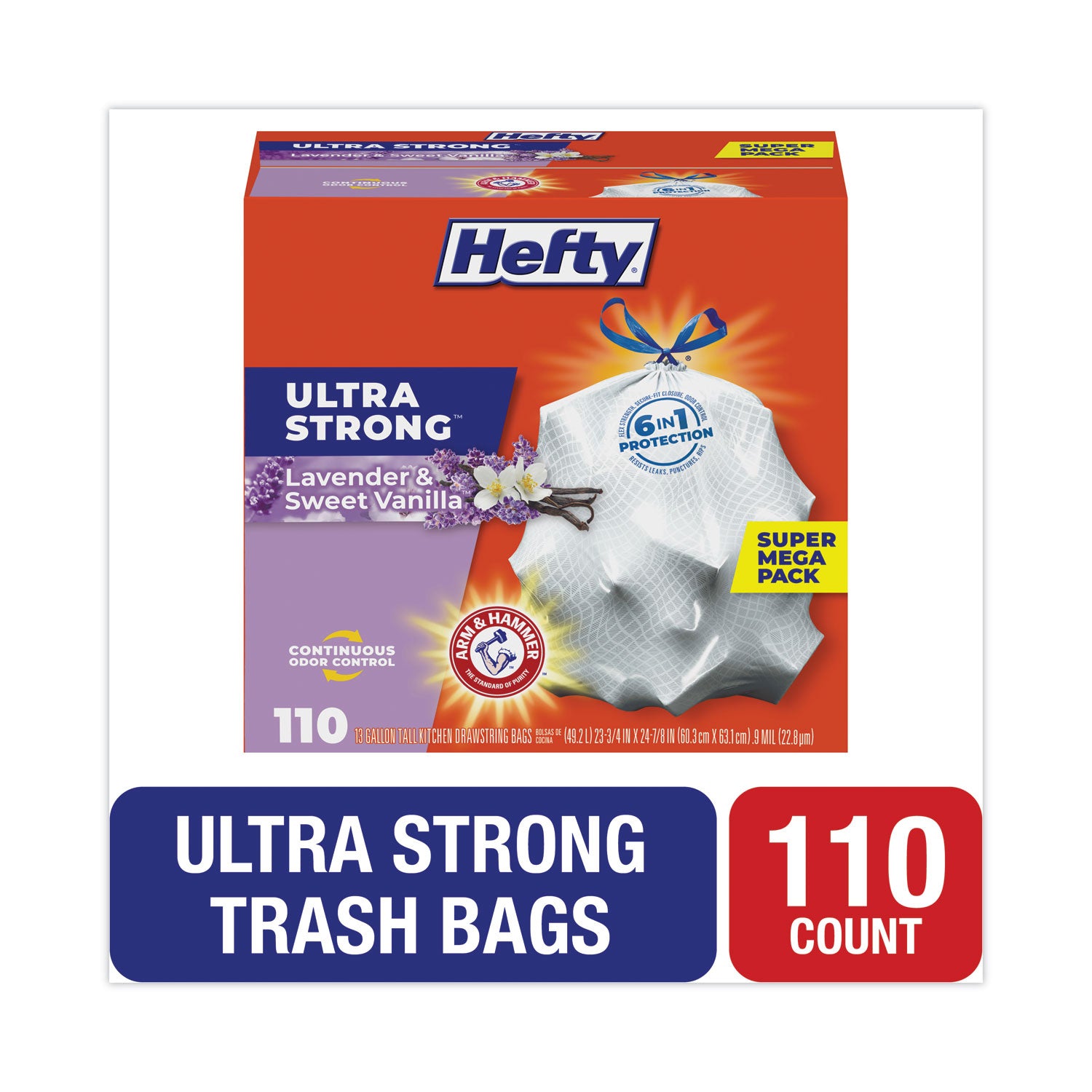 ultra-strong-scented-tall-white-kitchen-bags-13-gal-09-mil-2375-x-2488-white-110-box_pcte88366 - 1