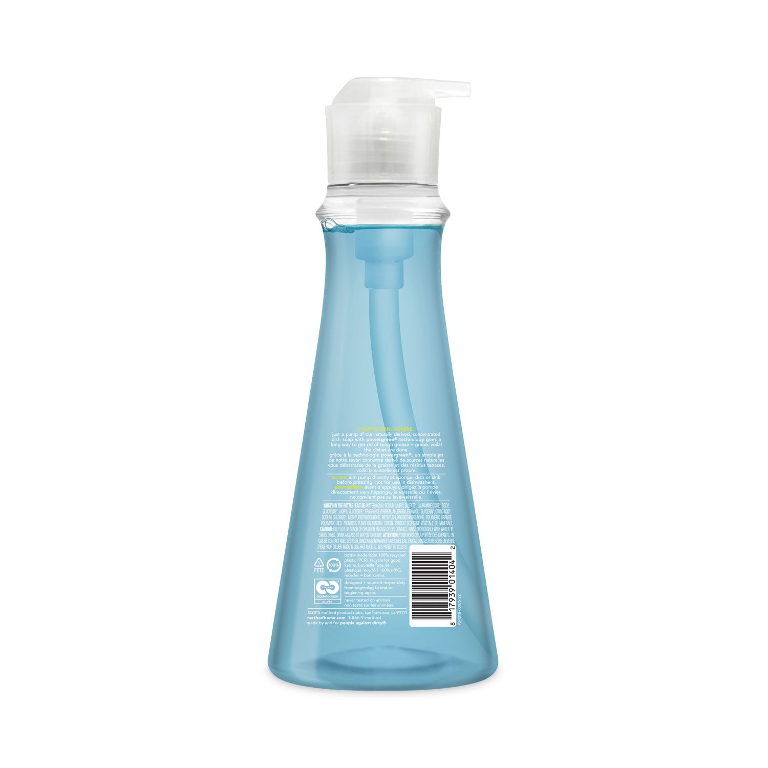 Dish Soap, Sea Minerals, 18 oz Pump Bottle - 2