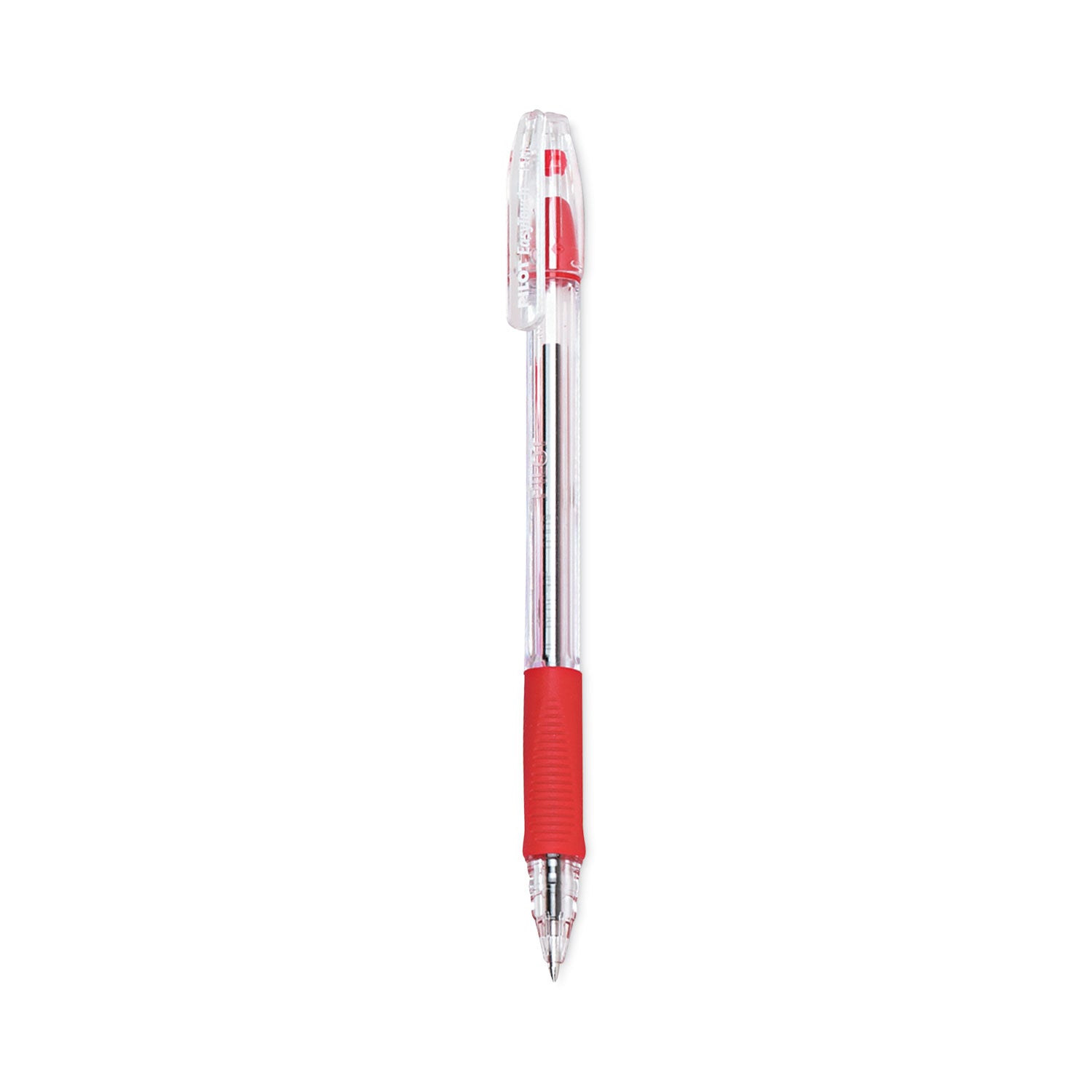 easytouch-ballpoint-pen-stick-fine-07-mm-red-ink-clear-red-barrel-dozen_pil32003 - 1
