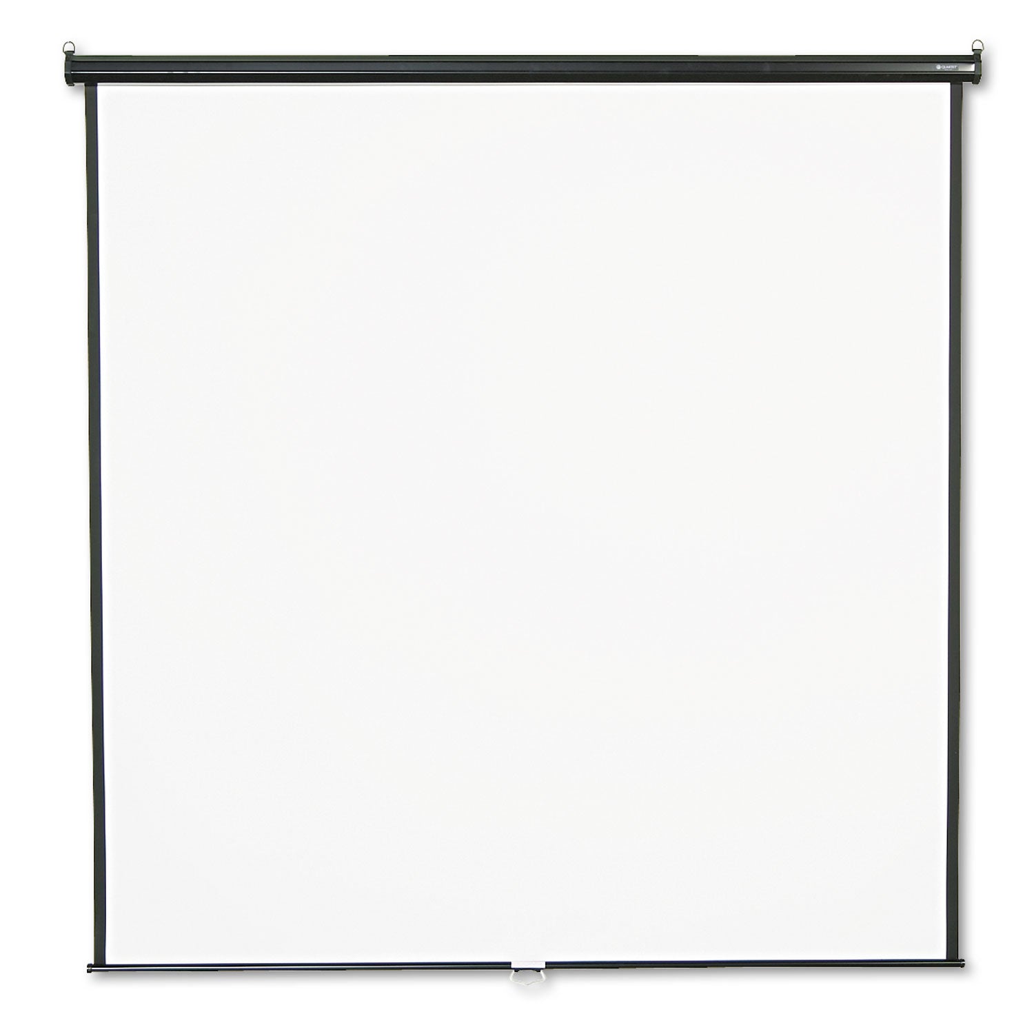 Wall or Ceiling Projection Screen, 84 x 84, White Matte Finish -
