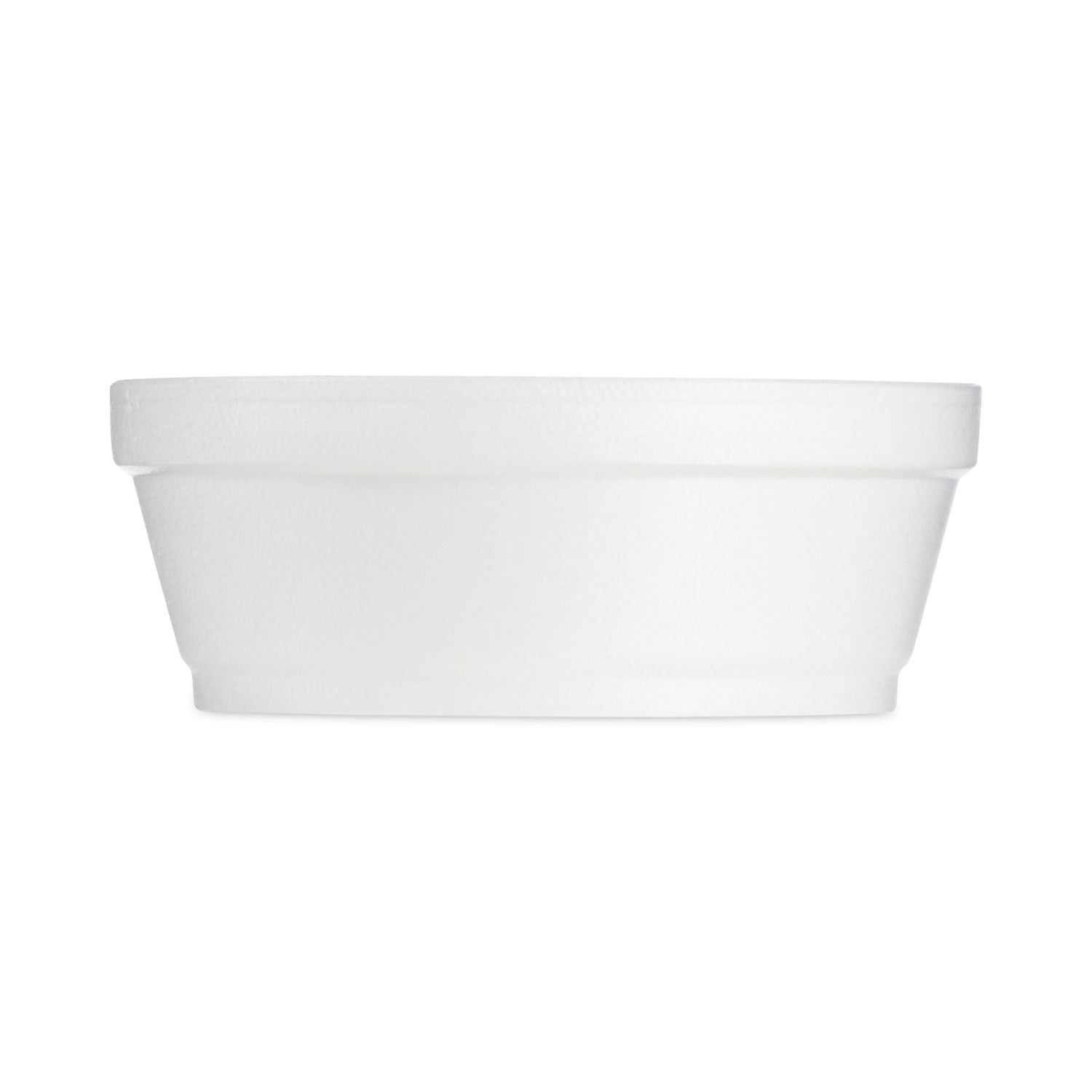 Foam Container, Squat, 8 oz, 4.63" Diameter x 1.13"h, White, 500/Carton -