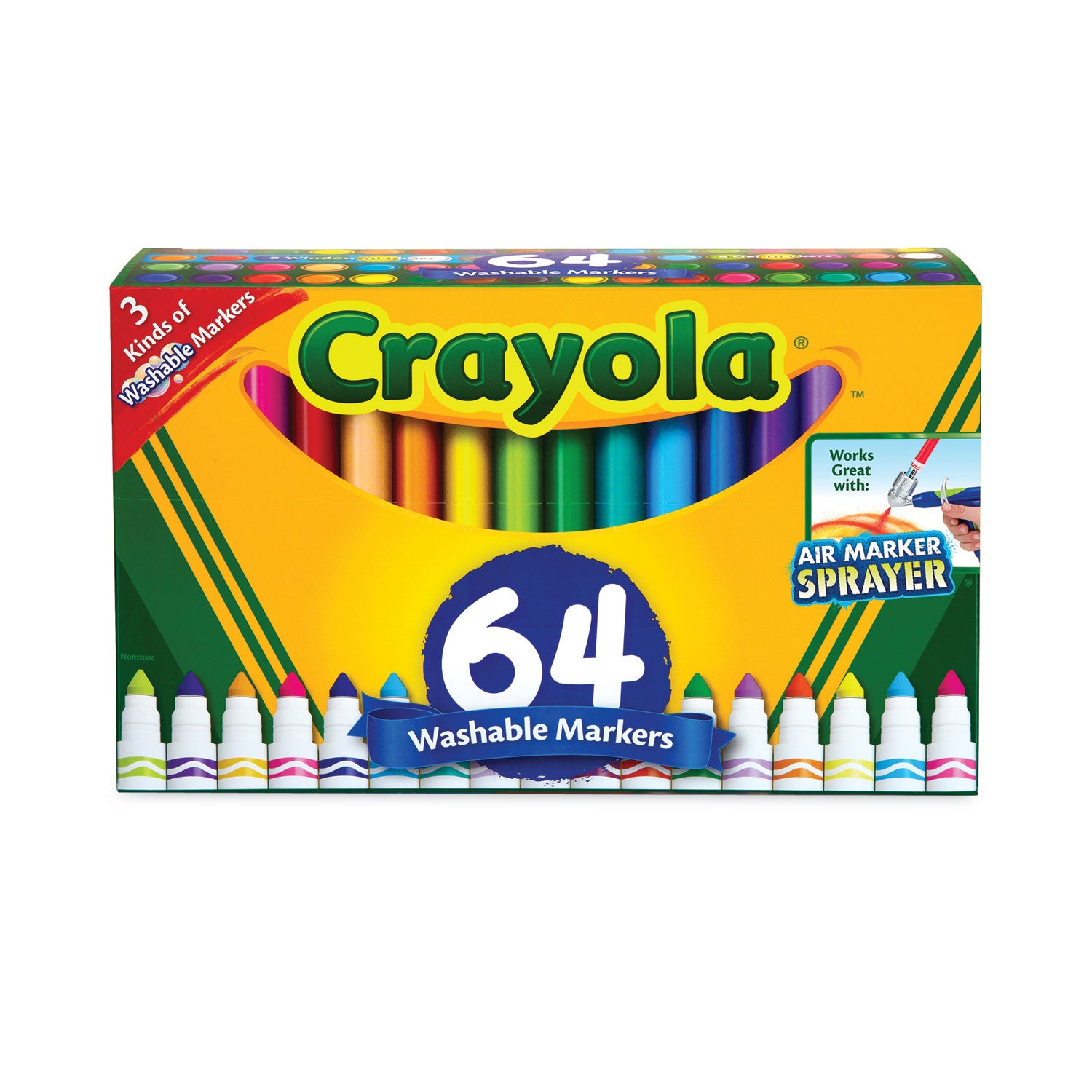 broad-line-washable-markers-broad-bullet-tip-assorted-colors-64-set_cyo588180 - 1