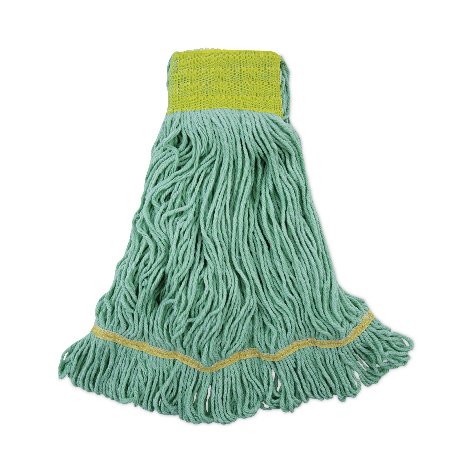 ecomop-looped-end-mop-head-recycled-fibers-large-size-green-12-carton_bwk1200lct - 1