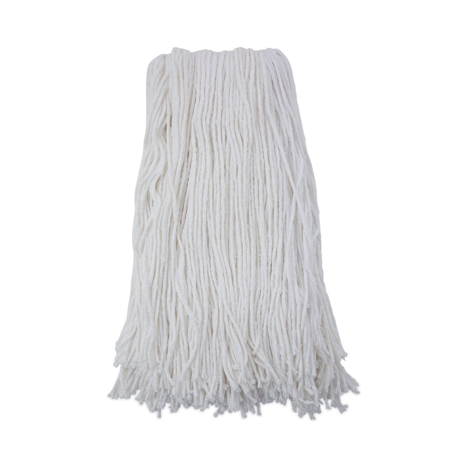 Cut-End Wet Mop Head, Rayon, No. 32, White, 12/Carton -