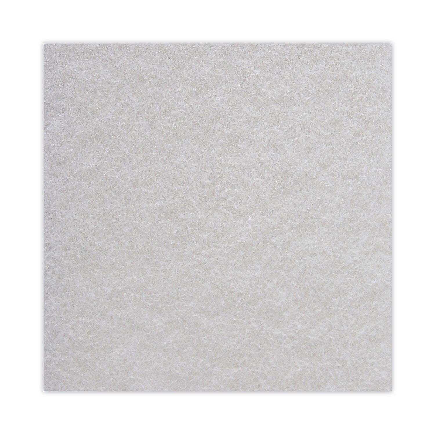 Light Duty Scour Pad, White, 6 x 9, White, 20/Carton -