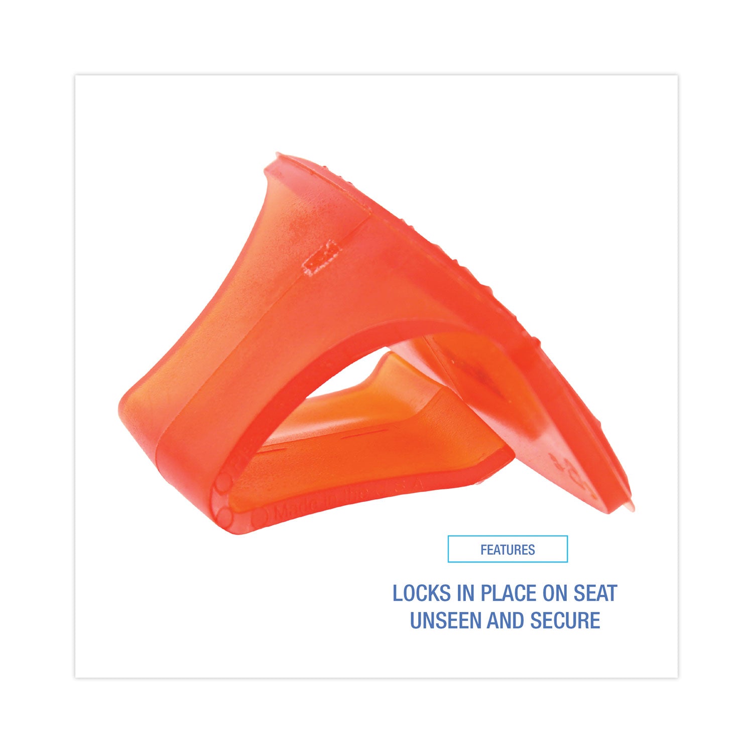 Bowl Clip, Mango Scent, Orange, 12/Box -