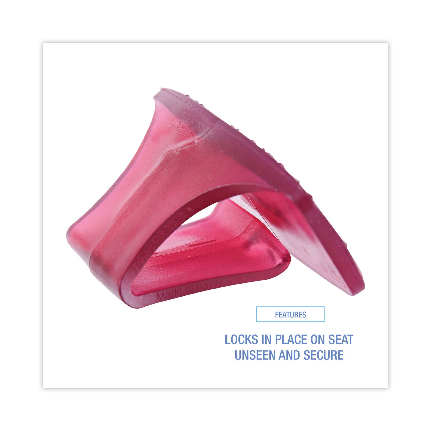 Bowl Clip, Spiced Apple Scent, Red, 12/Box -