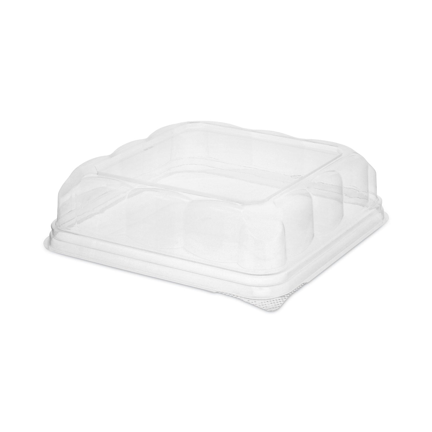 recycled-container-lid-dome-lid-for-6-x-6-brownie-container-75-x-75-x-202-clear-plastic-195-carton_pct75s20sdome - 2