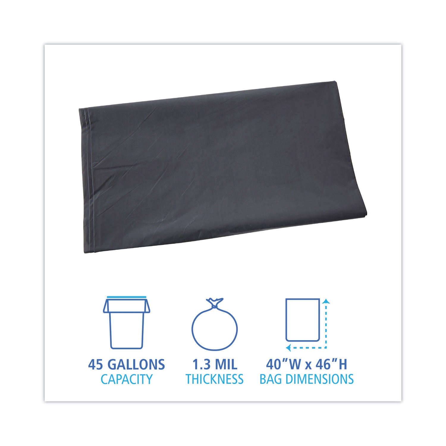 linear-low-density-industrial-can-liners-45-gal-13-mil-40-x-46-gray-100-carton_bwkg4046g - 2