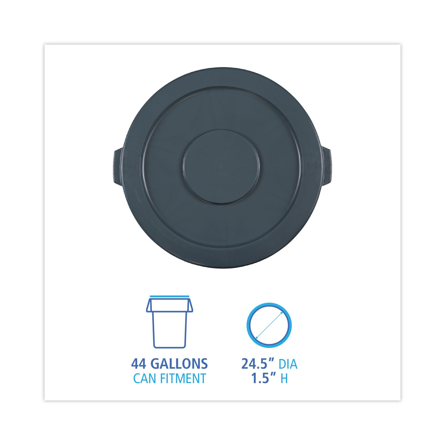 lids-for-44-gal-waste-receptacles-flat-top-round-plastic-gray_bwk44glwrlidgra - 2