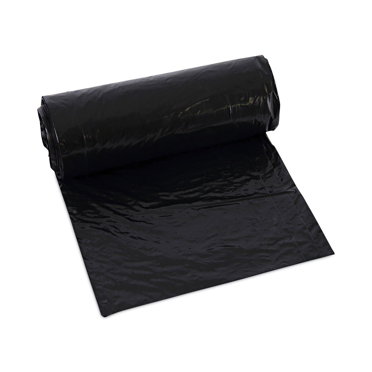 low-density-waste-can-liners-16-gal-1-mil-24-x-32-black-10-bags-roll-15-rolls-carton_bwk510 - 1