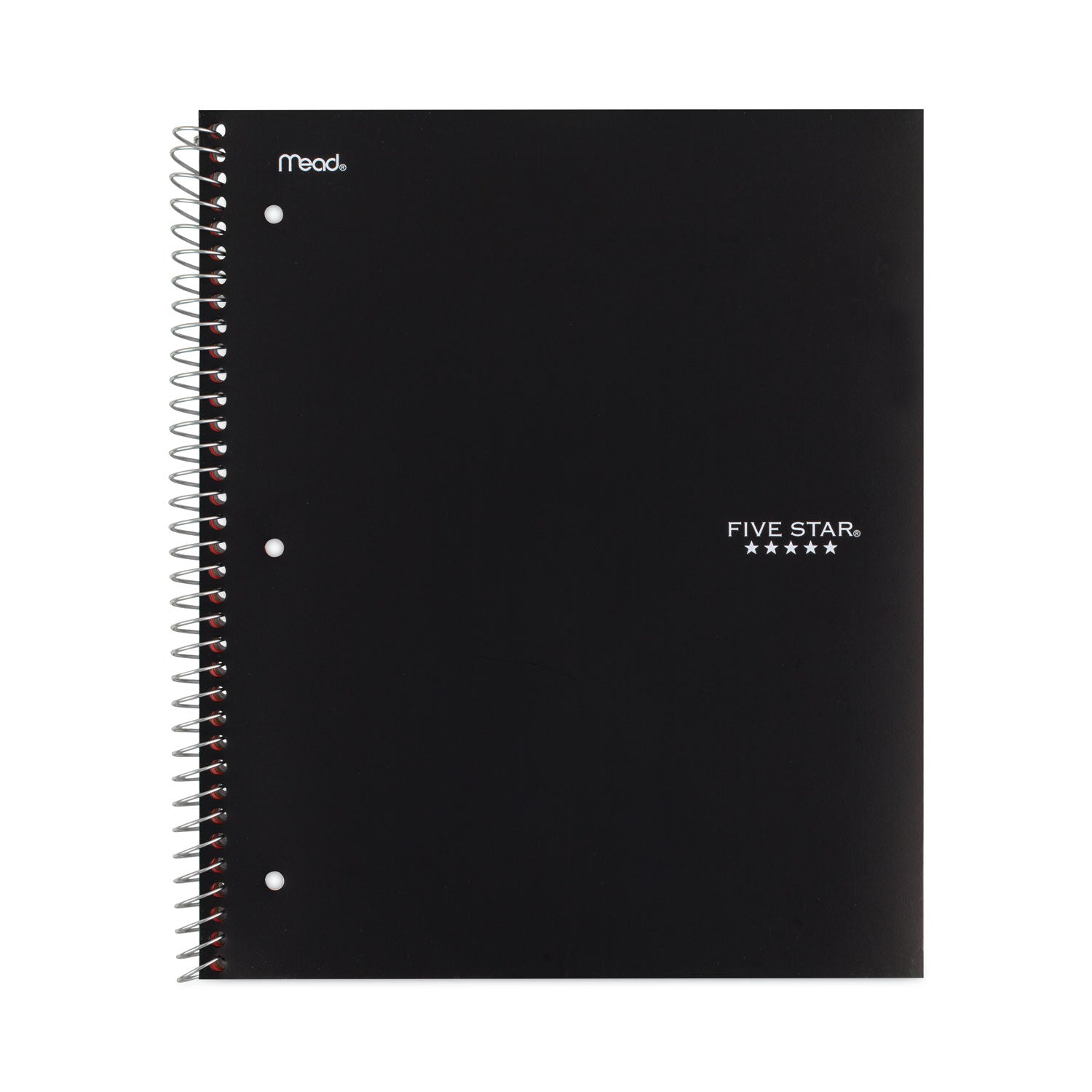 Wirebound Notebook with Four Pockets, 3-Subject, Medium/College Rule, Randomly Assorted Cover Color, (150) 11 x 8.5 Sheets -