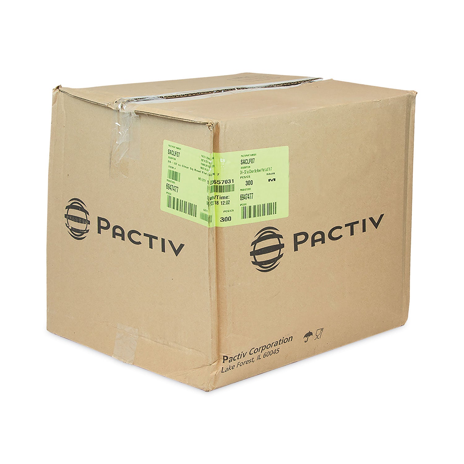 earthchoice-square-recycled-bowl-flat-lid-738-x-738-x-026-clear-plastic-300-carton_pctsaclf07 - 2