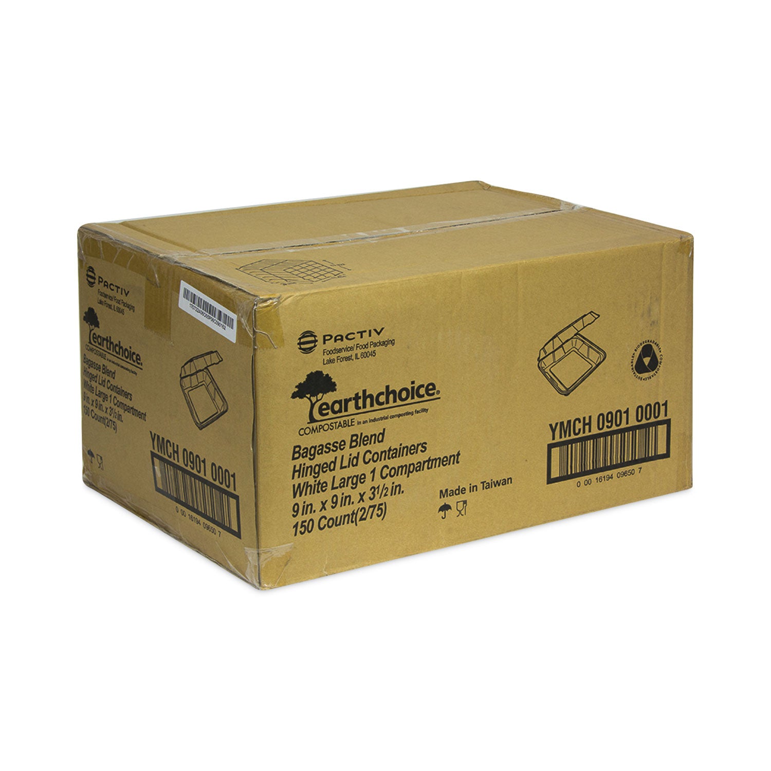 earthchoice-bagasse-hinged-lid-container-dual-tab-lock-large-container-9-x-9-x-35-natural-sugarcane-150-carton_pctymch09010001 - 2