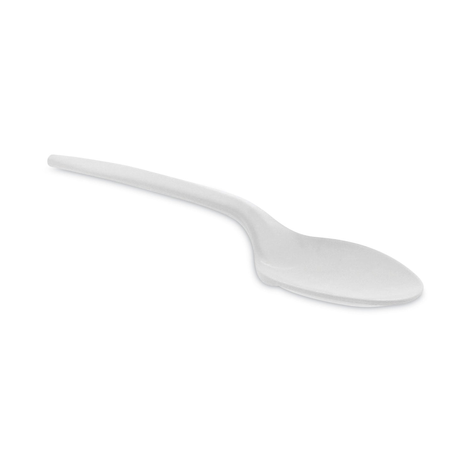 Fieldware Cutlery, Spoon, Mediumweight, White, 1,000/Carton - 1