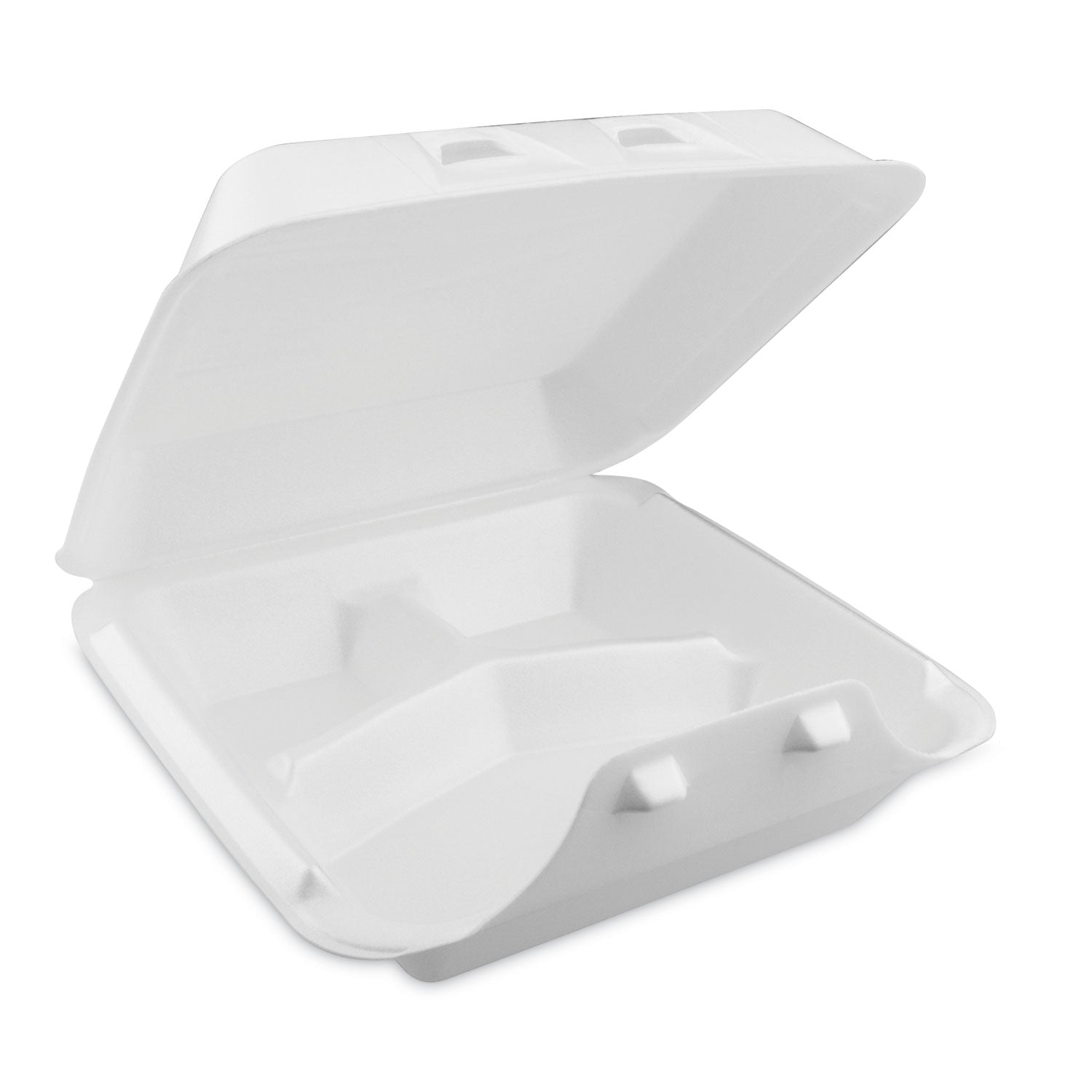 smartlock-foam-hinged-lid-container-large-3-compartment-9-x-925-x-325-white-150-carton_pctyhlw09030000 - 1