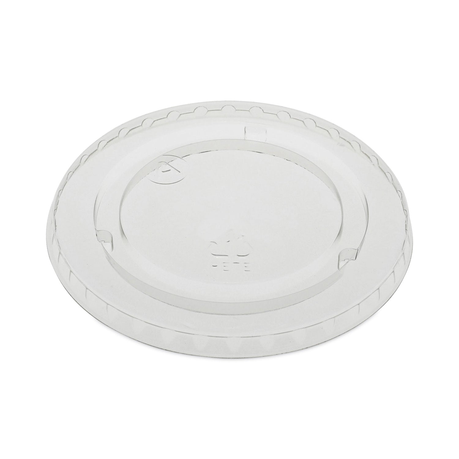 earthchoice-strawless-rpet-lid-flat-lid-fits-9-oz-to-20-oz-a-cups-clear-1020-carton_pctylp20cnh - 1