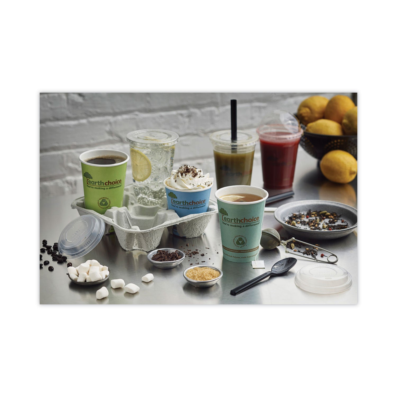 earthchoice-strawless-rpet-lid-flat-lid-fits-9-oz-to-20-oz-a-cups-clear-1020-carton_pctylp20cnh - 2