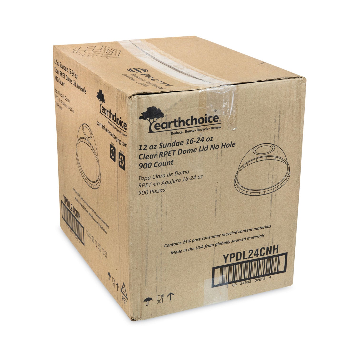 earthchoice-strawless-rpet-lid-dome-lid-clear-fits-12-oz-to-24-oz-b-cups-clear-1020-carton_pctypdl24cnh - 2