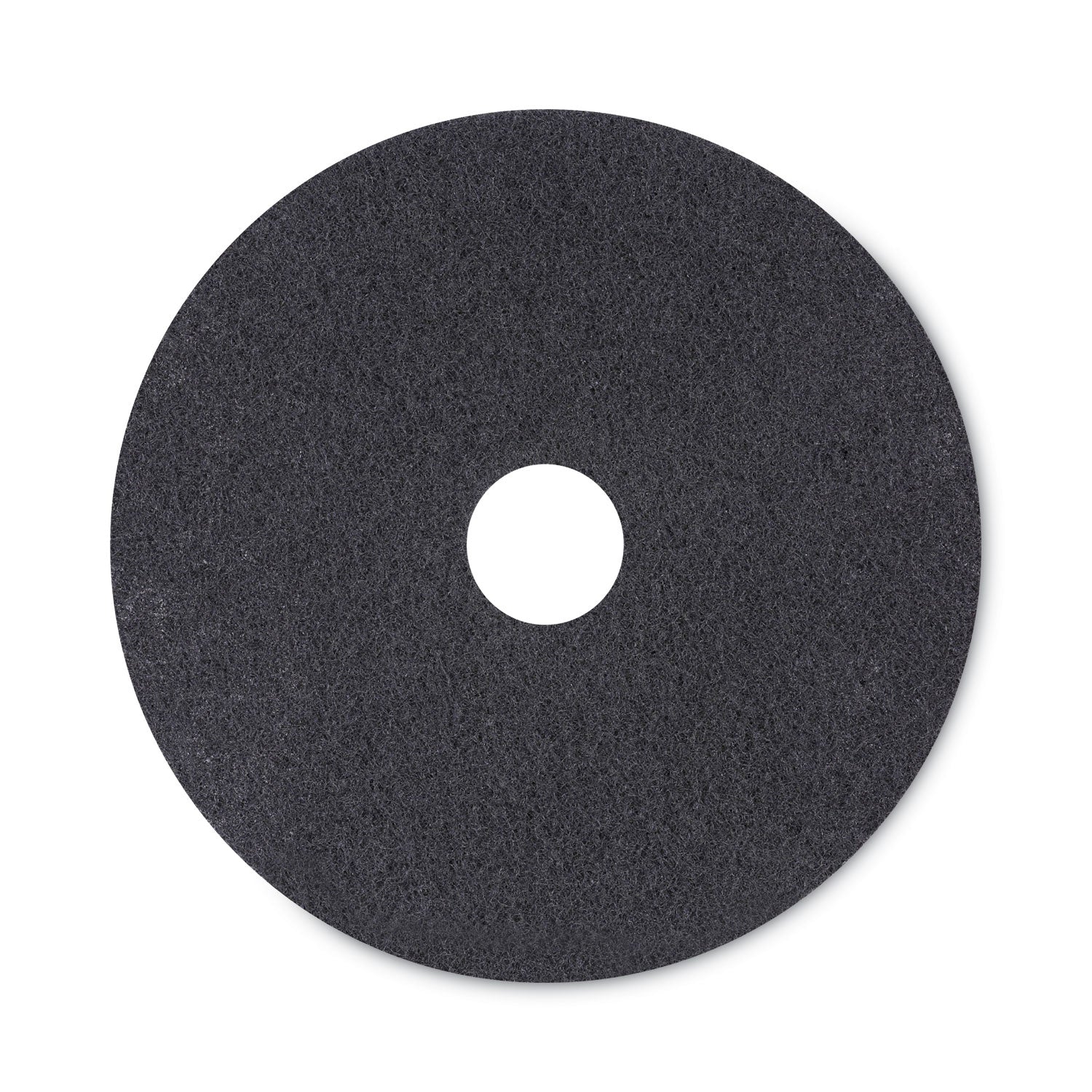 High Performance Stripping Floor Pads, 20" Diameter, Black, 5/Carton -