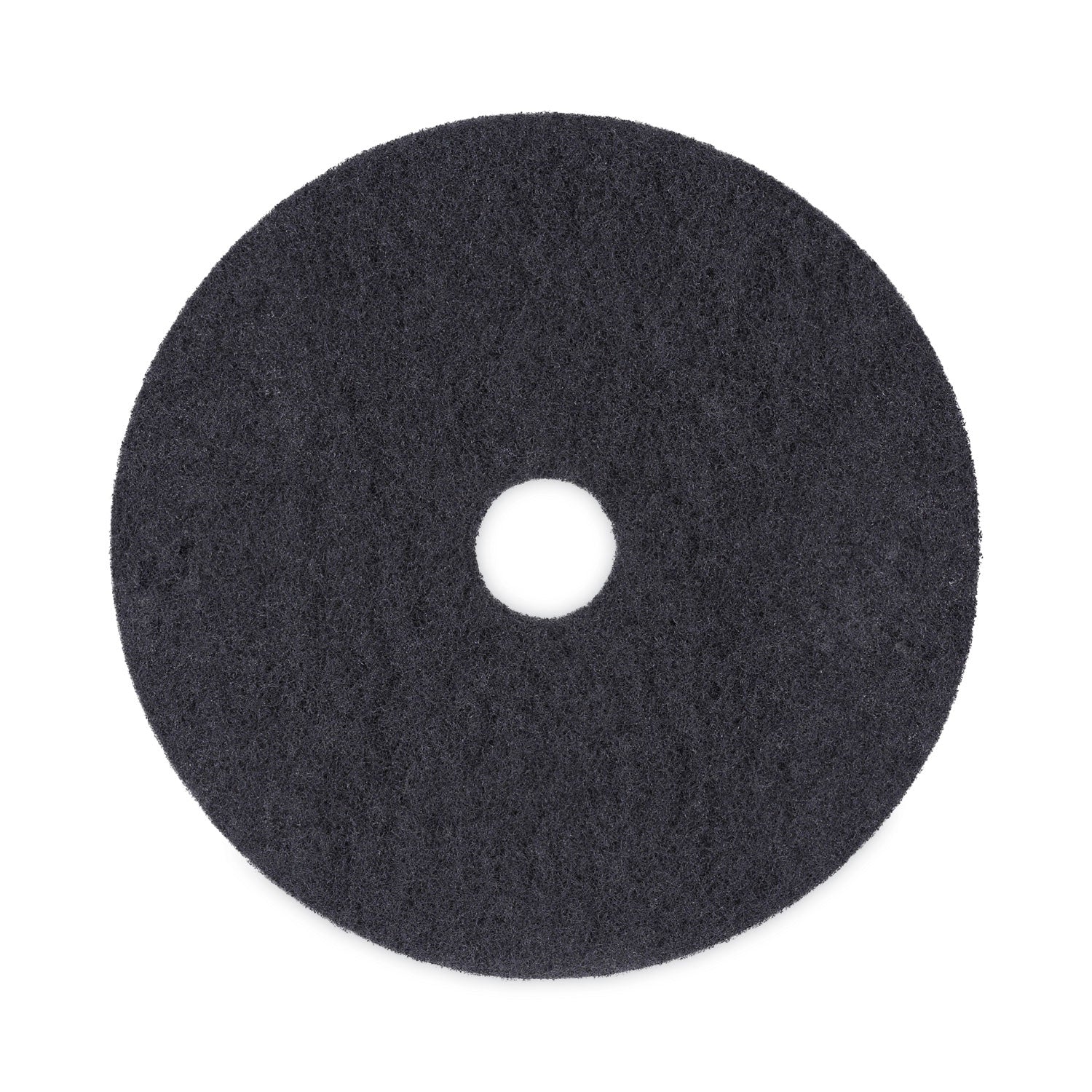 Stripping Floor Pads, 20" Diameter, Black, 5/Carton -