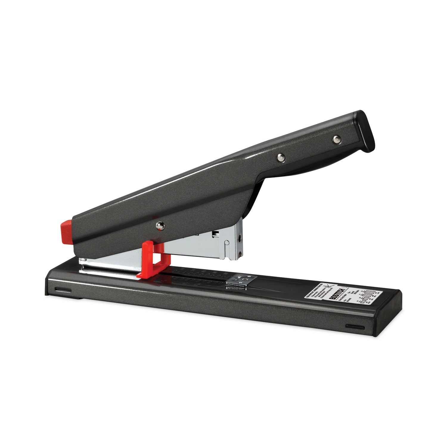 Antimicrobial 130-Sheet Heavy-Duty Stapler, 130-Sheet Capacity, Black -