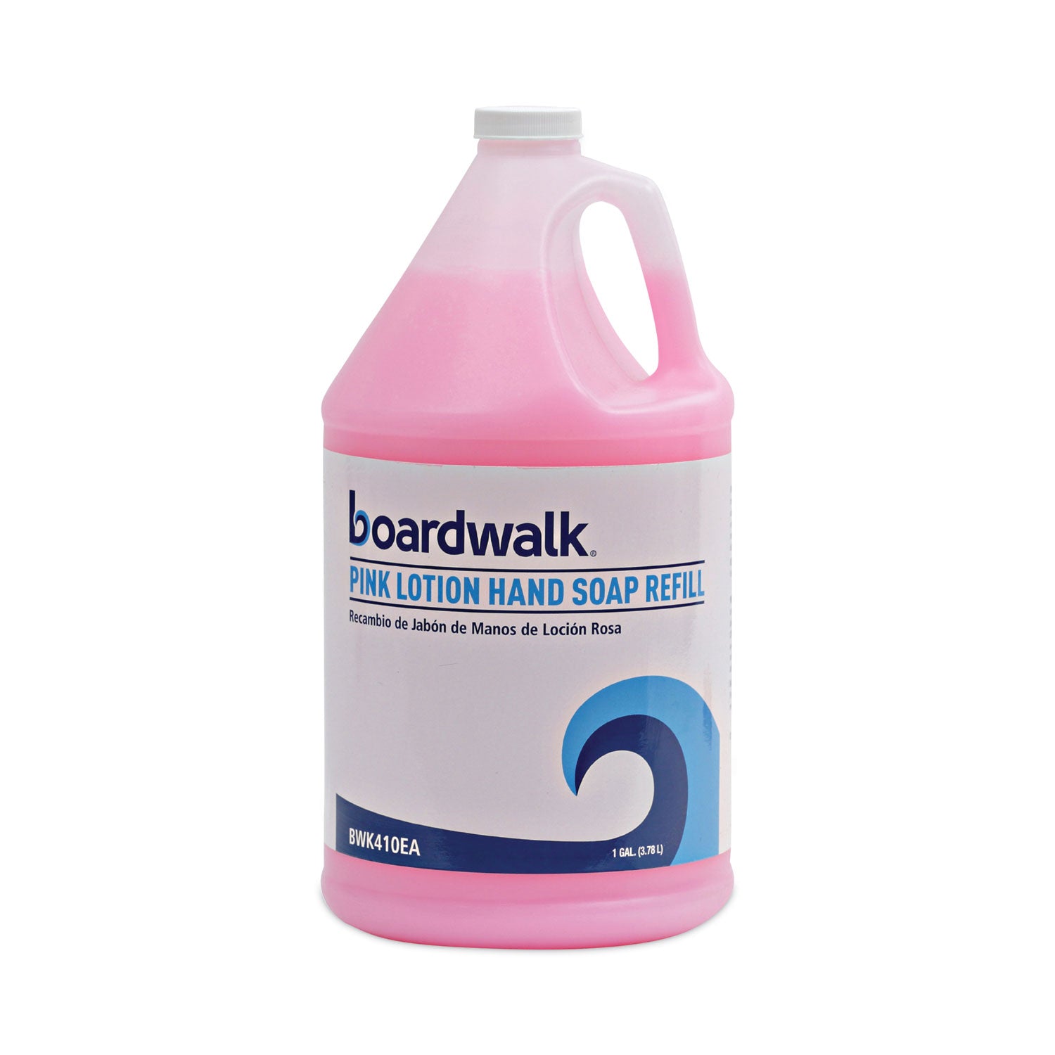 mild-cleansing-pink-lotion-soap-cherry-scent-liquid-1-gal-bottle_bwk410ea - 1