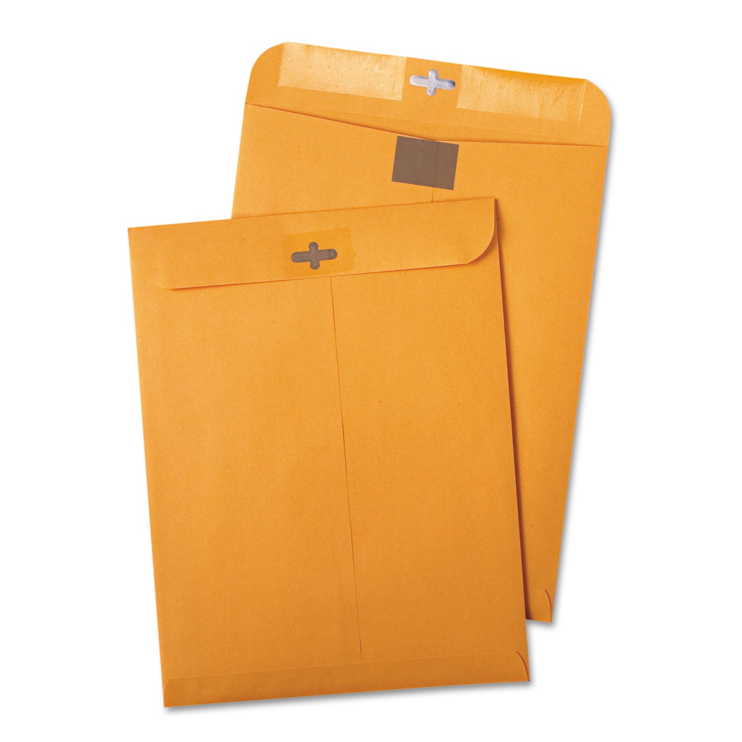 Postage Saving ClearClasp Kraft Envelope, #97, Cheese Blade Flap, ClearClasp Closure, 10 x 13, Brown Kraft, 100/Box -